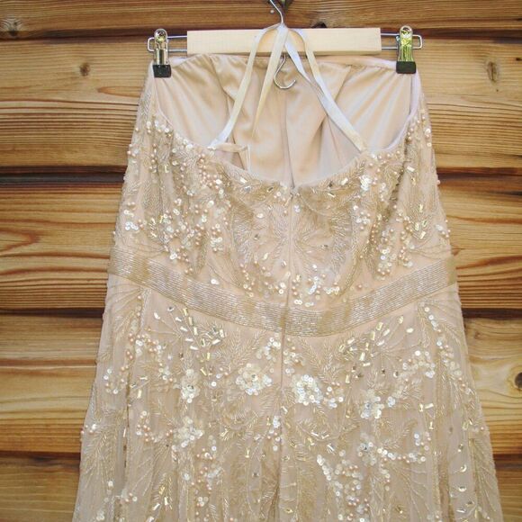 MAC DUGGAL 93898 Strapless Embellished A Line Dress - Picture 11 of 13